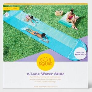Blue 2-Lane Water Slide